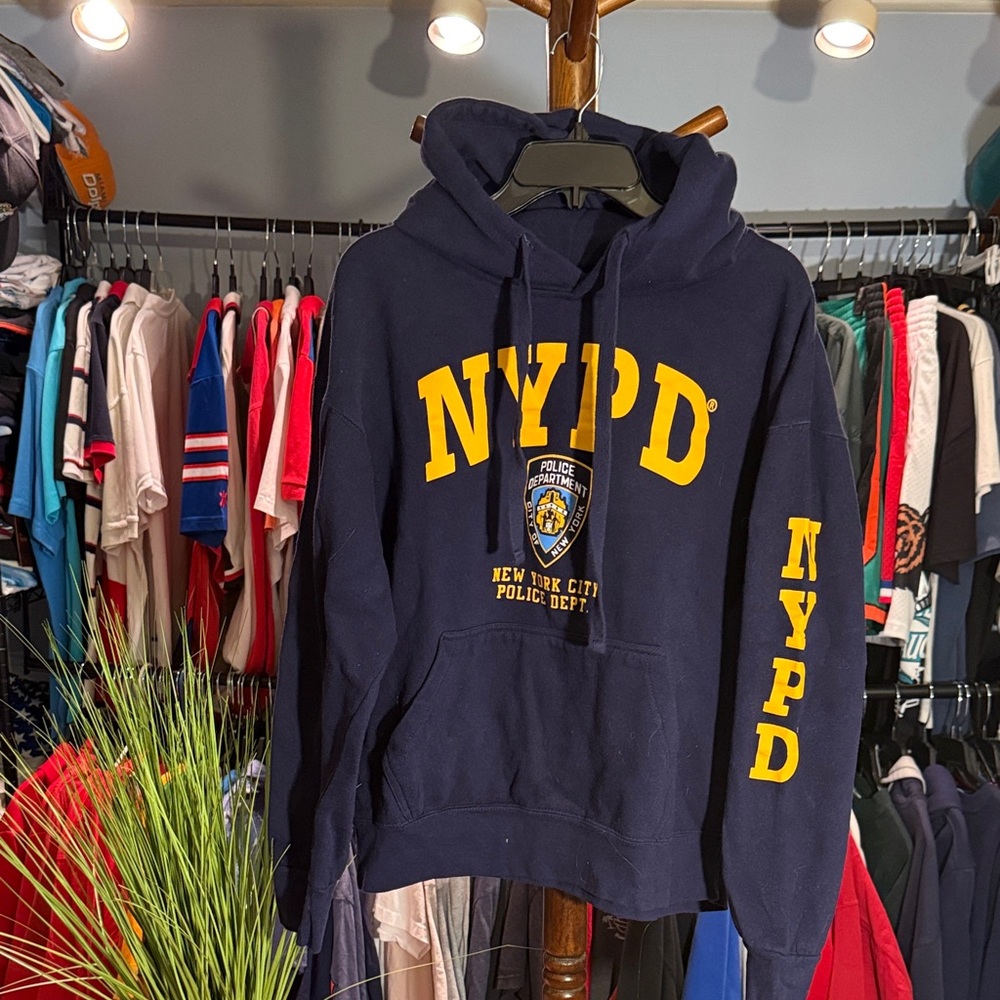NYPD Navy Hoodie for Men
